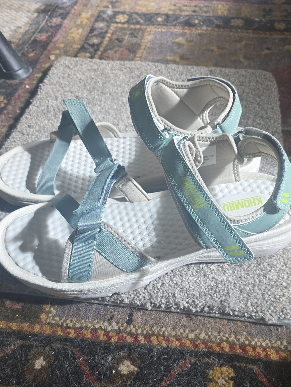 Khombu Light Teal Outdoor Sport Sandals